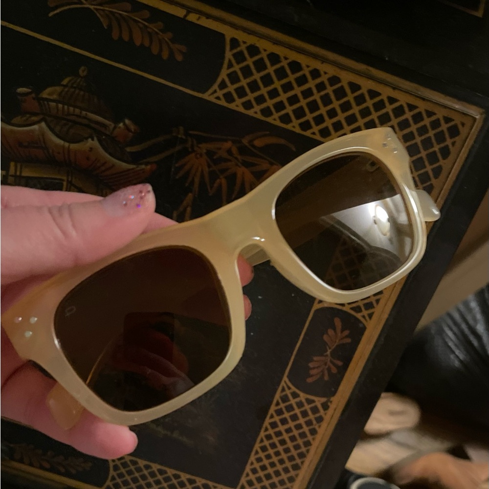 Prive Revaux Stylish Cream Sunglasses - Picture 2 of 7
